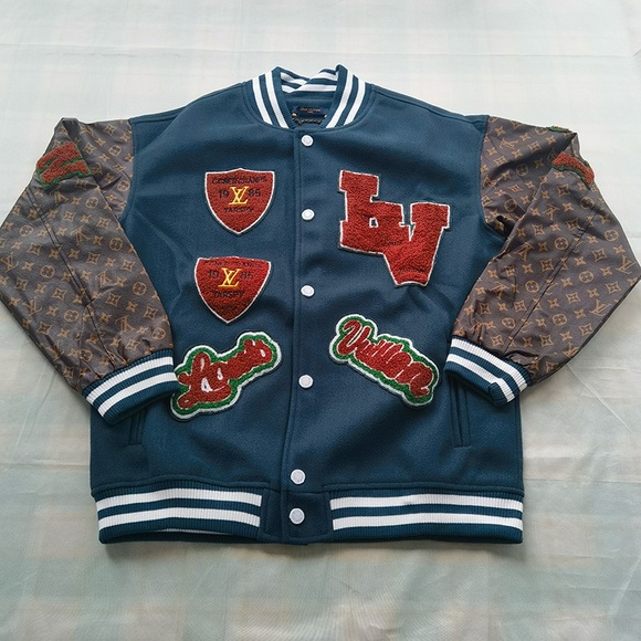 Louis Vuitton Other - Louis Vuitton Green Baseball Jacket